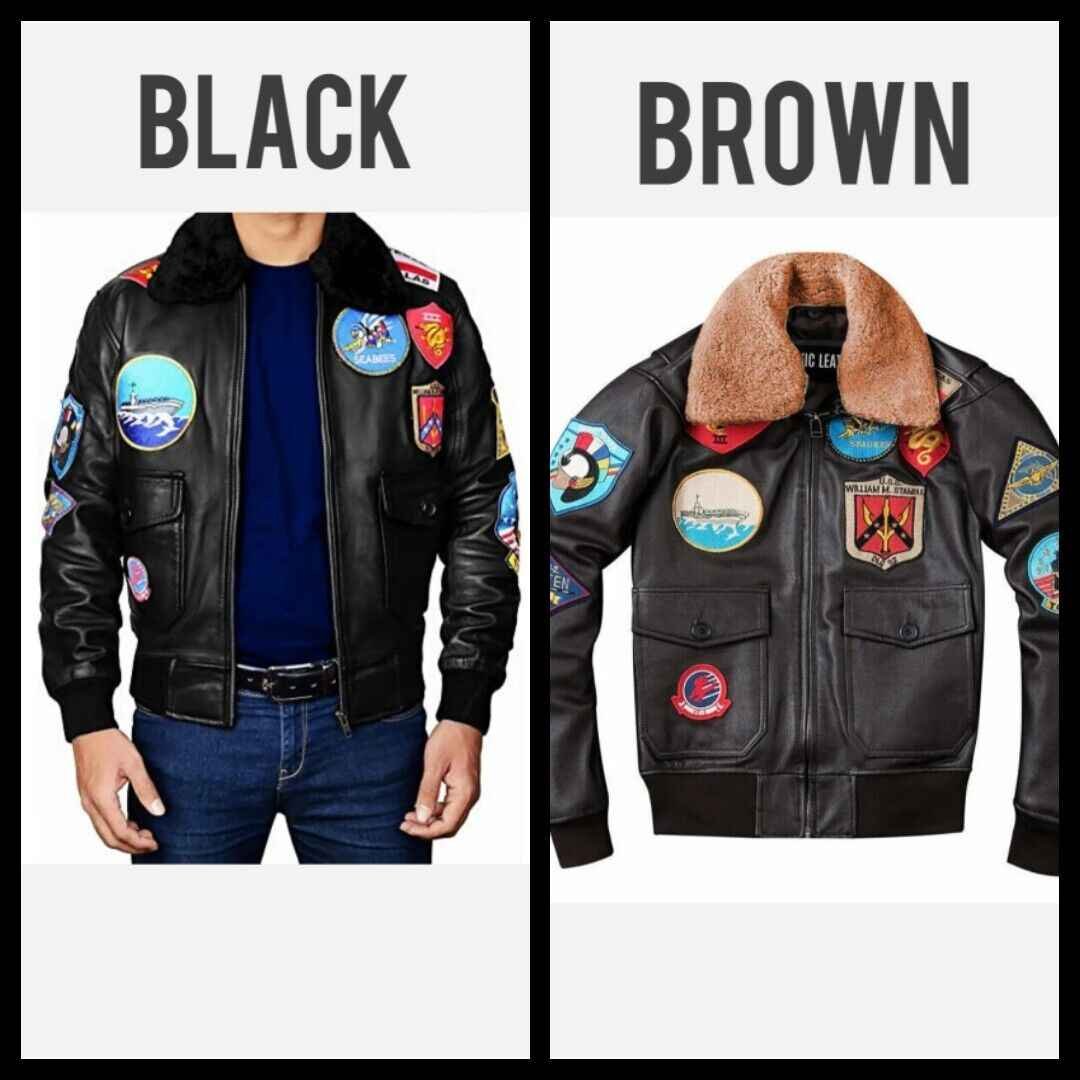 Top Gun Tom Cruise Men's Real Leather Jacket Bomber Flight Aviator Pete Pilot !! Top Gun Tom Cruise Men's Real Leather Jacket Bomber Flight Aviator Pete Pilot !!