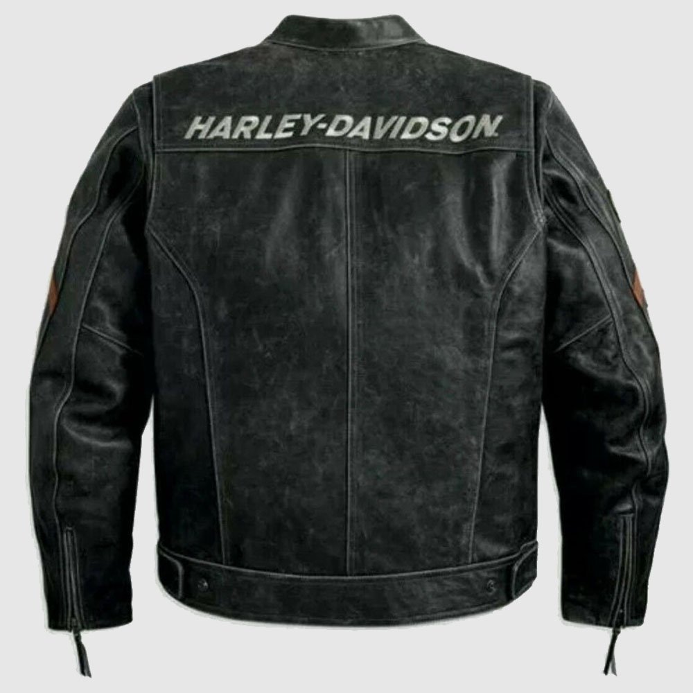 Harley Davidson leather jacket men back Harley Davidson leather jacket men back
