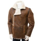 Mens Leather Sheepskin Shearling 01