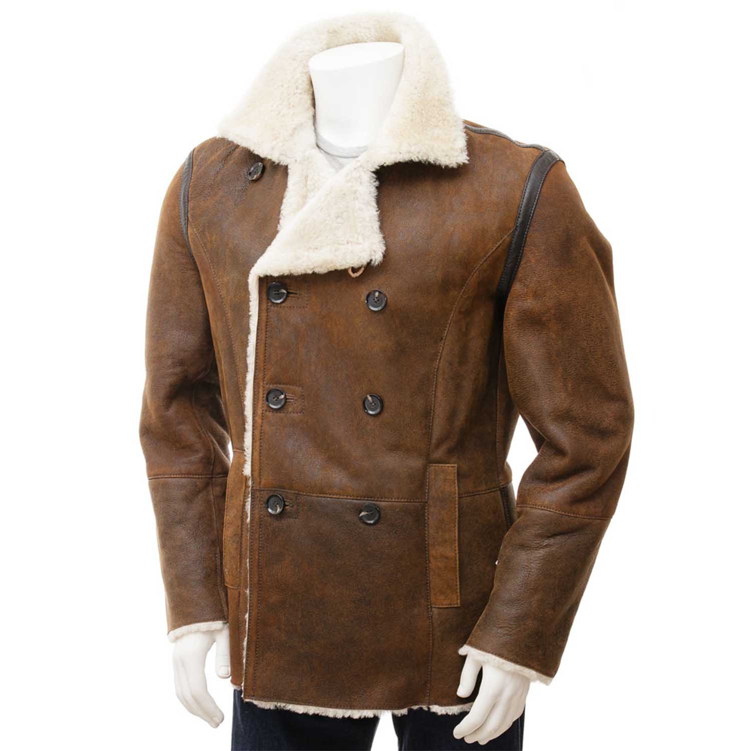Mens Leather Sheepskin Shearling 01 Mens Leather Sheepskin Shearling 01