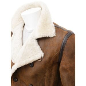 Mens Leather Sheepskin Shearling 03
