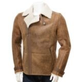 Mens Leather Sheepskin Shearling 05