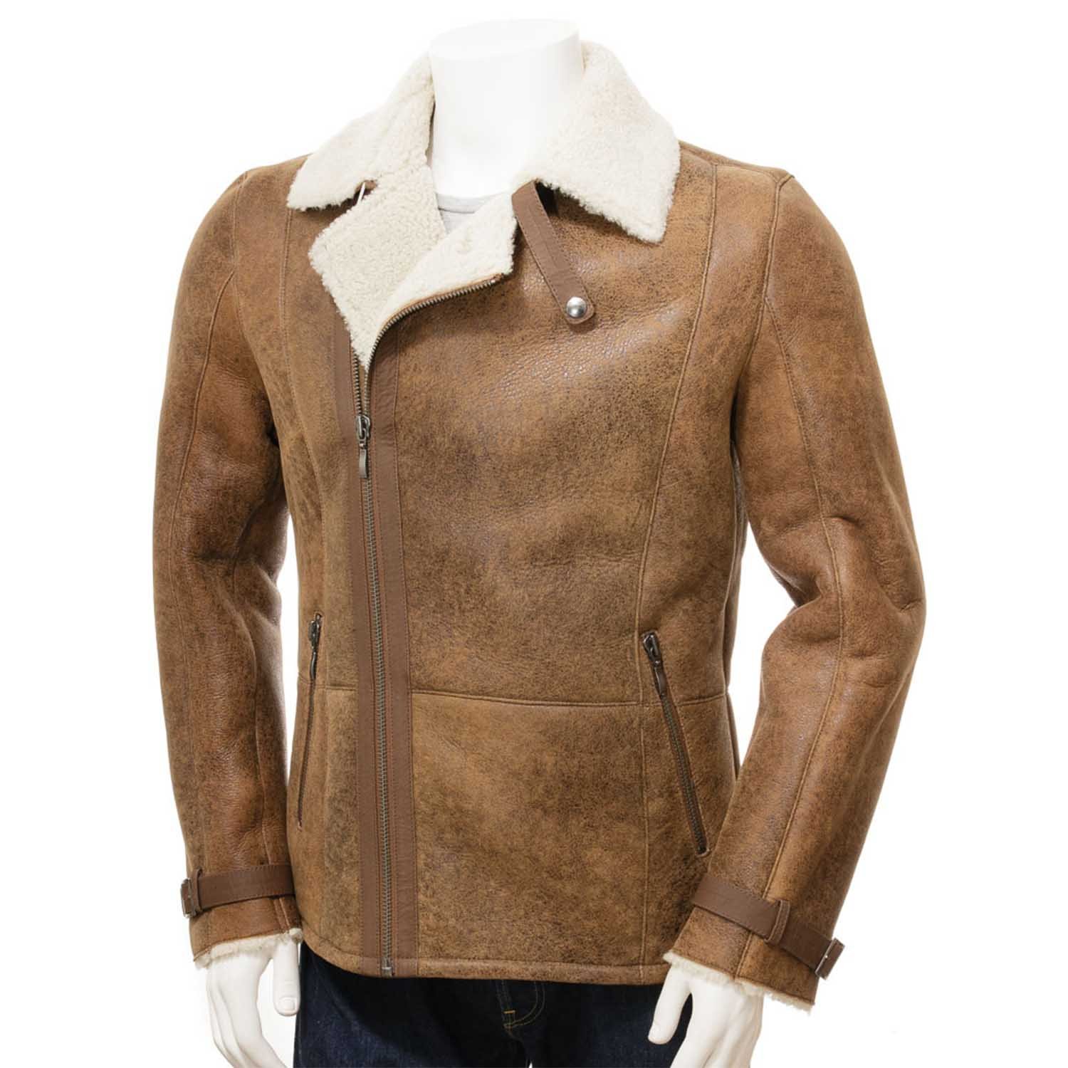 Mens Leather Sheepskin Shearling 05 Mens Leather Sheepskin Shearling 05