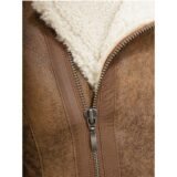 Mens Leather Sheepskin Shearling 07