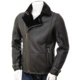Mens Leather Sheepskin Shearling 09