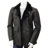 Mens Leather Sheepskin Shearling 14