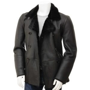Mens Leather Sheepskin Shearling 14