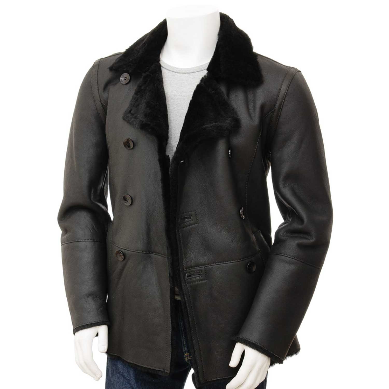 Mens Leather Sheepskin Shearling 14 Mens Leather Sheepskin Shearling 14