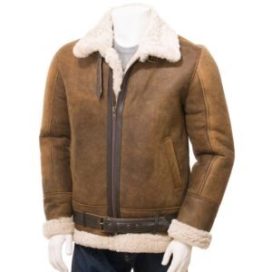 Mens Leather Sheepskin Shearling 21