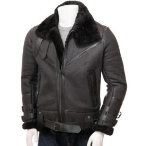 Mens Leather Sheepskin Shearling 29