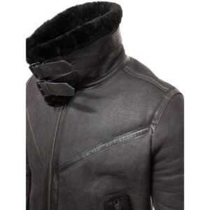 Mens Leather Sheepskin Shearling 30