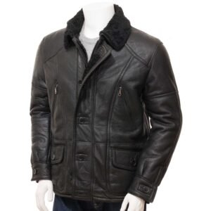 Mens Leather Sheepskin Shearling 33