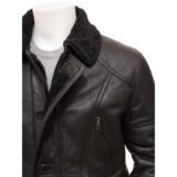 Mens Leather Sheepskin Shearling 35
