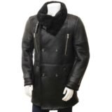 Mens Leather Sheepskin Shearling 37