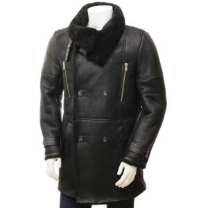 Mens Leather Sheepskin Shearling 37
