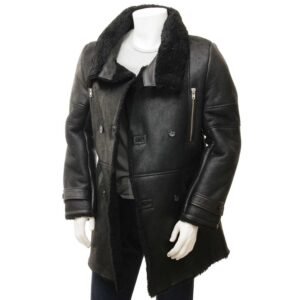 Mens Leather Sheepskin Shearling 38