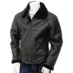 Mens Leather Sheepskin Shearling 41