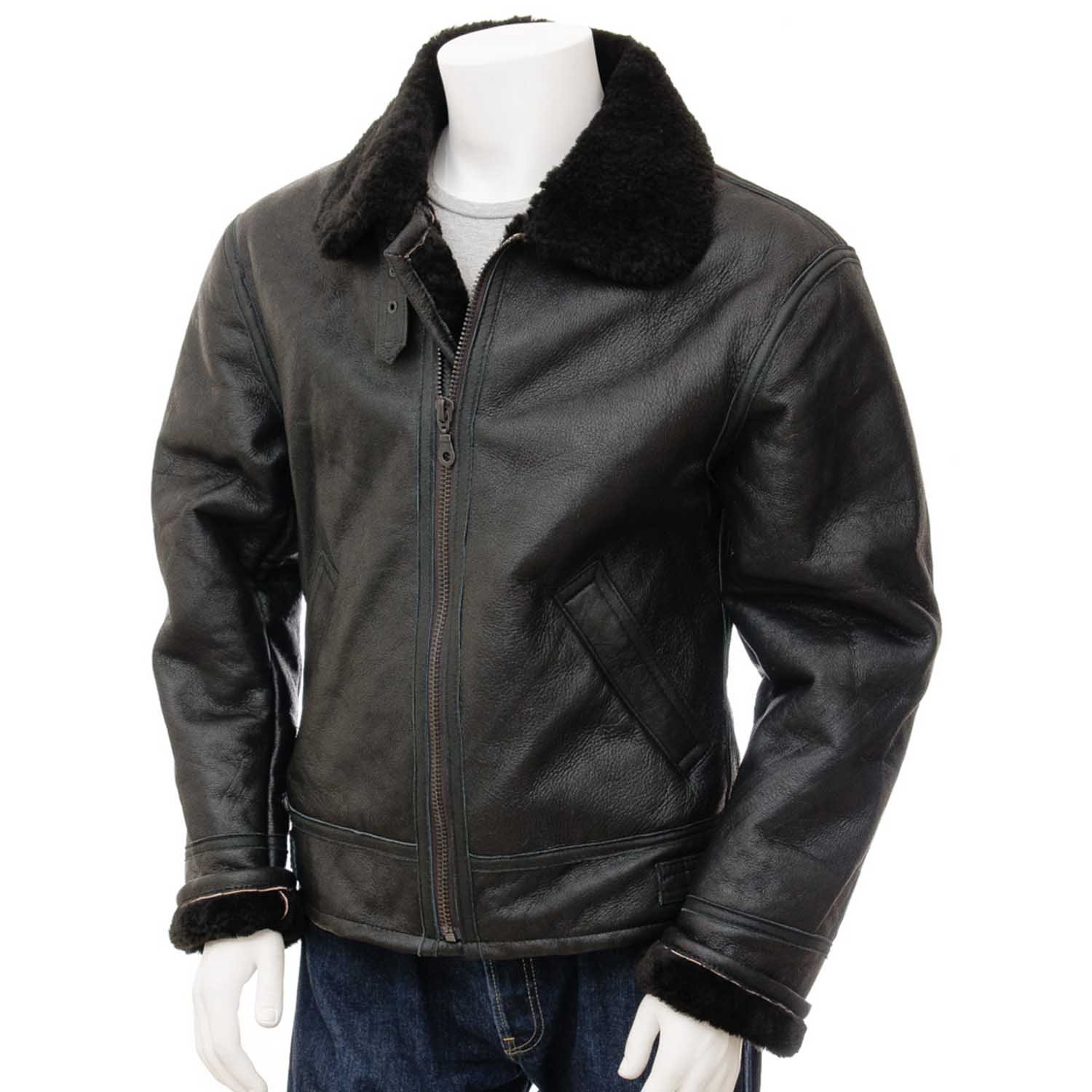 Mens Leather Sheepskin Shearling 41 Mens Leather Sheepskin Shearling 41