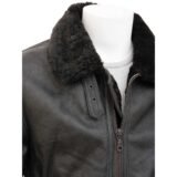 Mens Leather Sheepskin Shearling 42