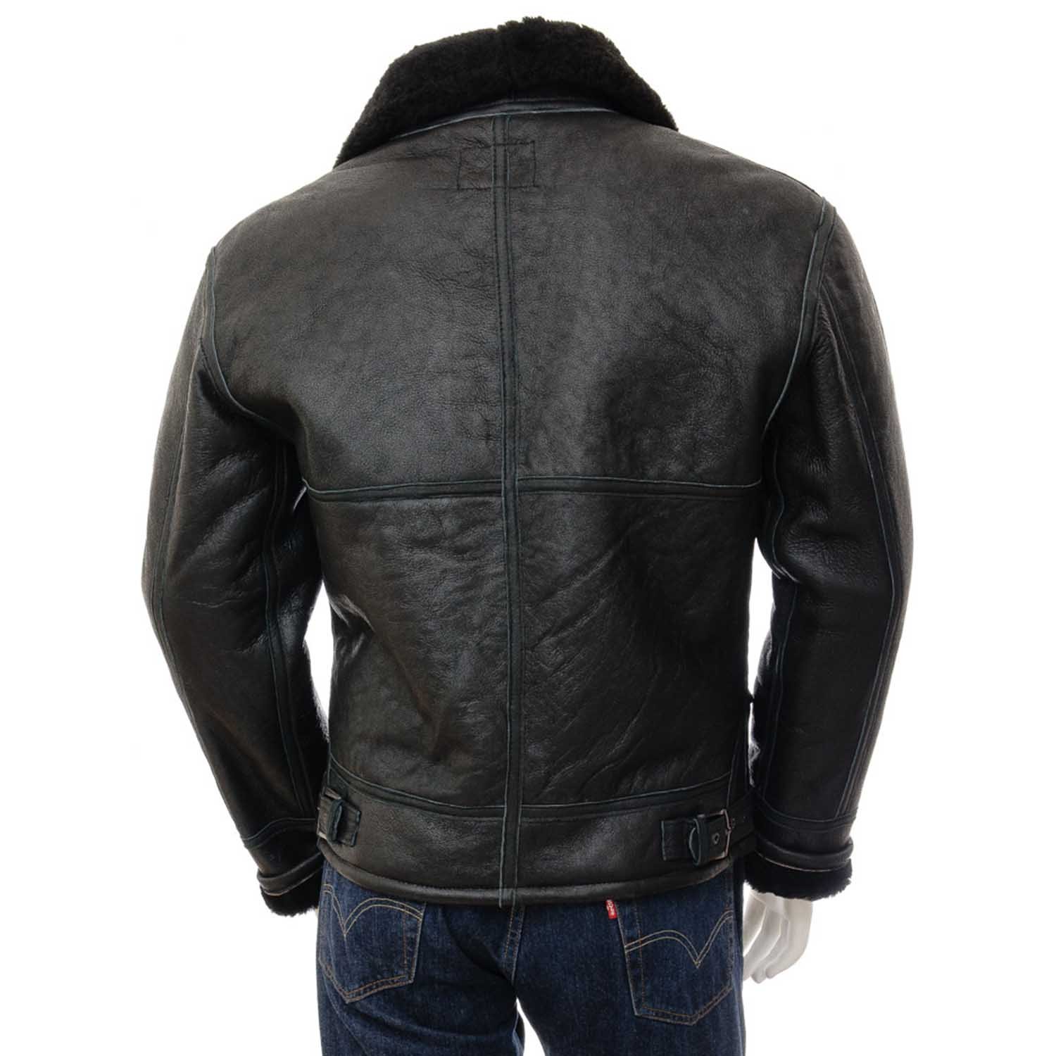 Mens Leather Sheepskin Shearling 44 Mens Leather Sheepskin Shearling 44