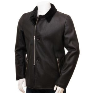 Mens Leather Sheepskin Shearling 45