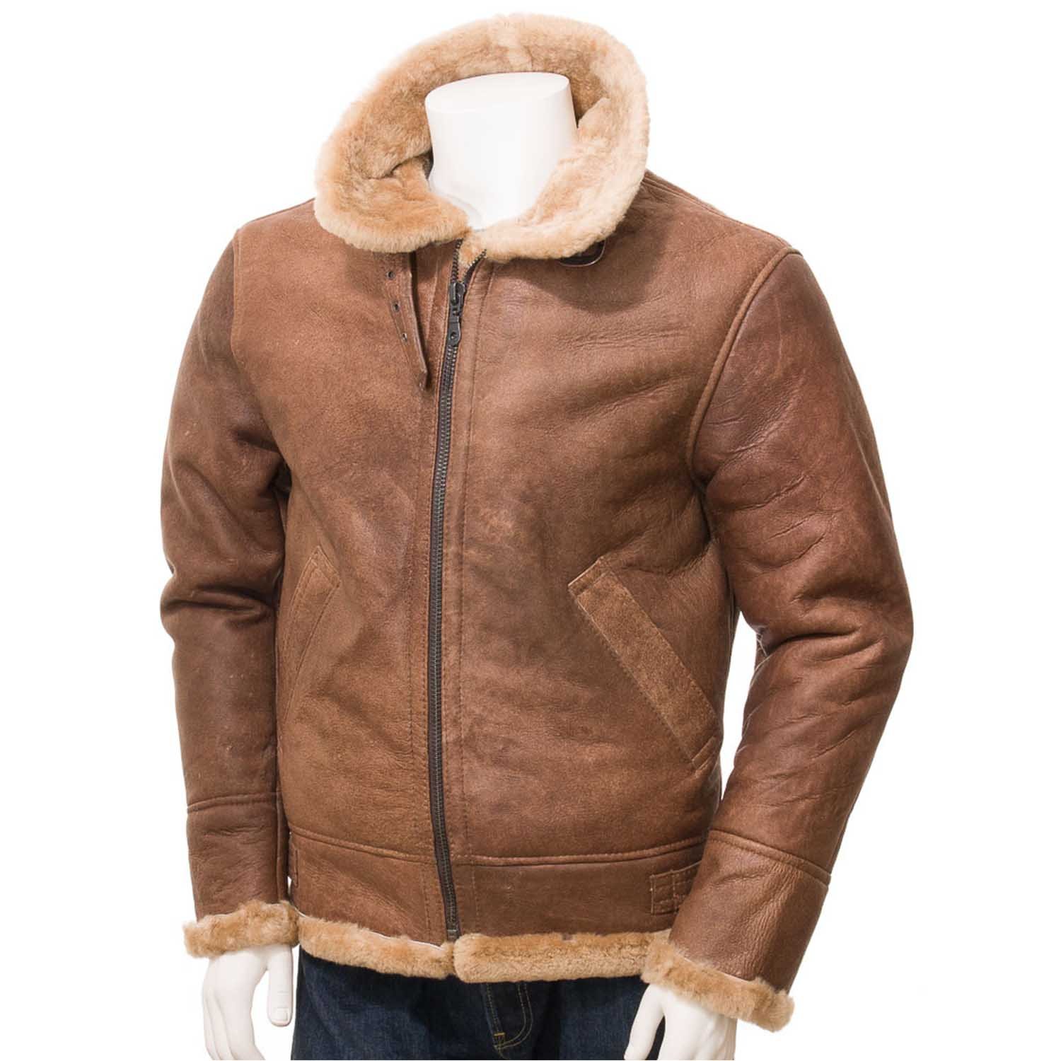 Mens Leather Sheepskin Shearling 50 Mens Leather Sheepskin Shearling 50