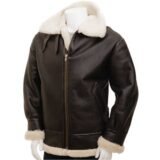 Men’s Cream Sheepskin Jacket
