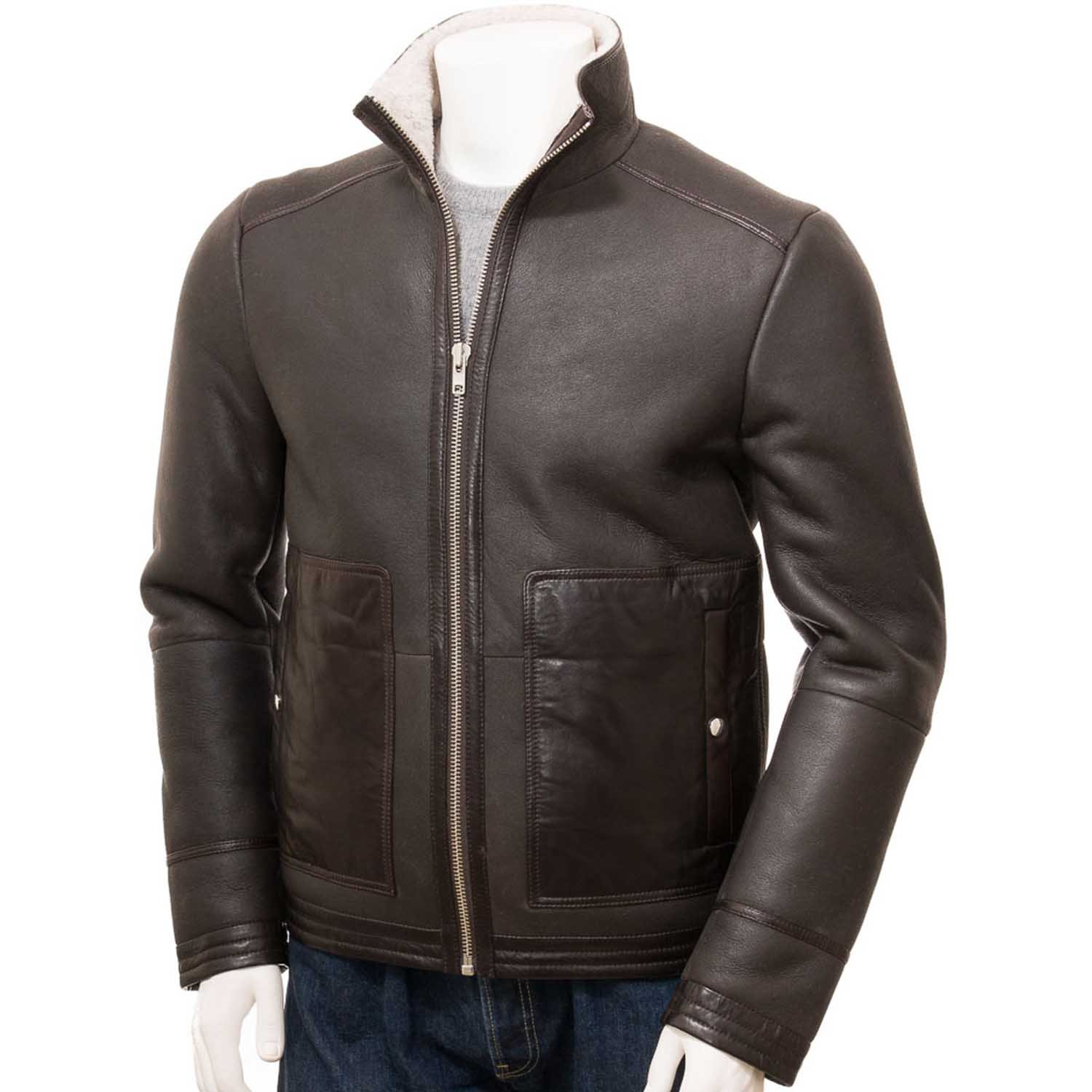 Mens Leather Sheepskin Shearling 65 Mens Leather Sheepskin Shearling 65