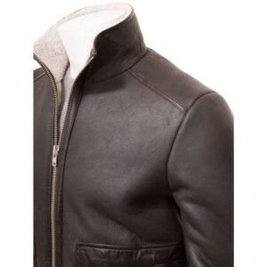 Mens Leather Sheepskin Shearling 66