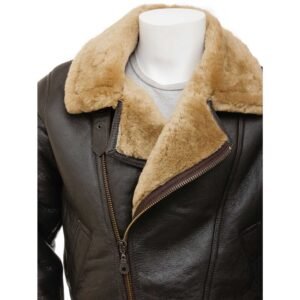Mens Leather Sheepskin Shearling 70