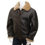 Mens Leather Sheepskin Shearling 73