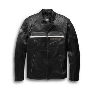 mens llano perforated leather jacket with coolcore technology 2 16 11zon