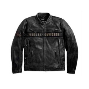 mens new passing link harley davidson biker leather jacket 14 11zon