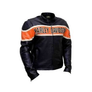mens victoria lane harley davidson biker leather jacket 1 6 11zon