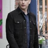 Alaric Saltzman Legacies Suede Black Jacket