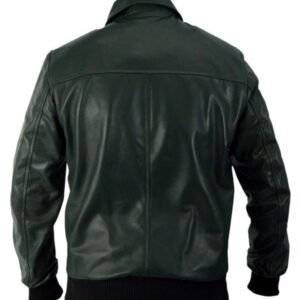 Arrow Oliver Queen Black Leather Jacket