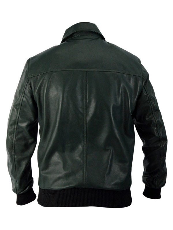 Arrow Oliver Queen Black Leather Jacket Arrow Oliver Queen Black Leather Jacket