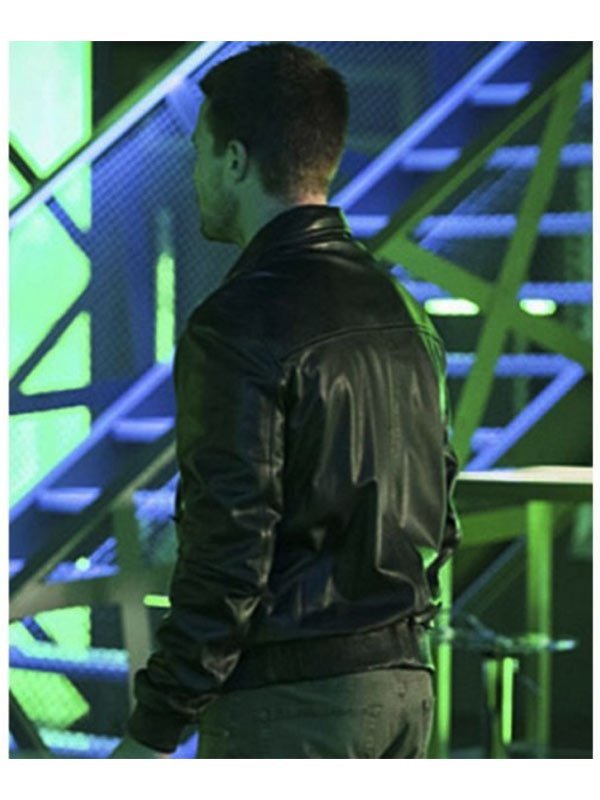 Arrow Stephen Amell Leather Jacket Arrow Stephen Amell Leather Jacket
