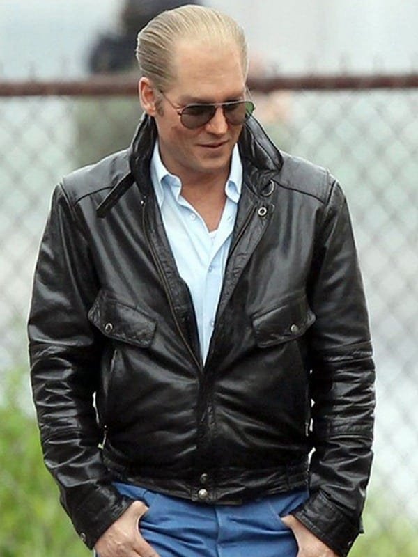 Black Mass Johny Depp Leather Jacket Black 2 Black Mass Johny Depp Leather Jacket Black 2