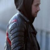 Blue Valentine Ryan Gosling Leather Biker Jacket Black