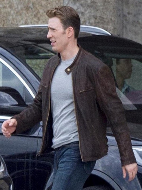Chris Evans Civil War Leather Jacket Chris Evans Civil War Leather Jacket