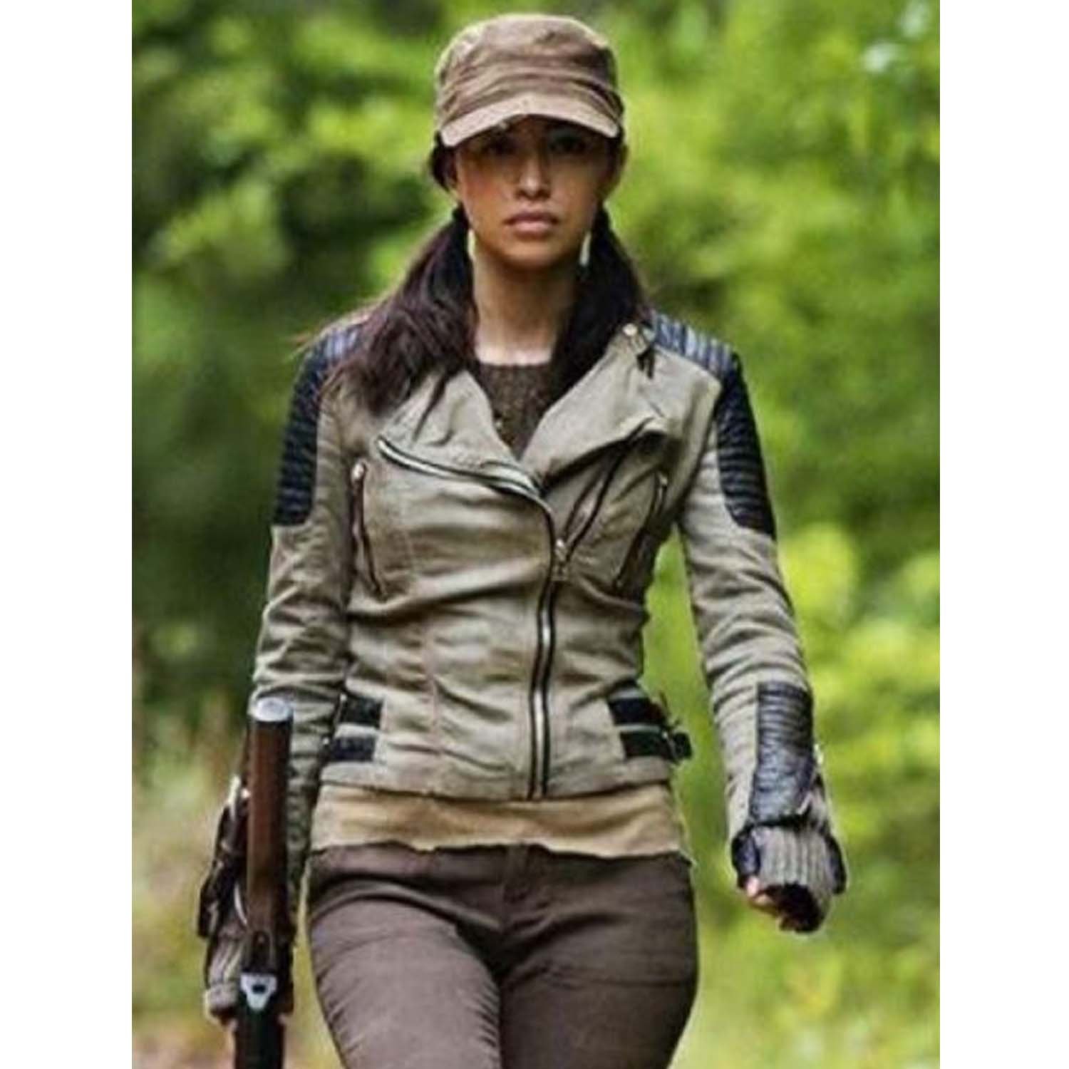 Christian Serratos Walking Dead Jacket Christian Serratos Walking Dead Jacket