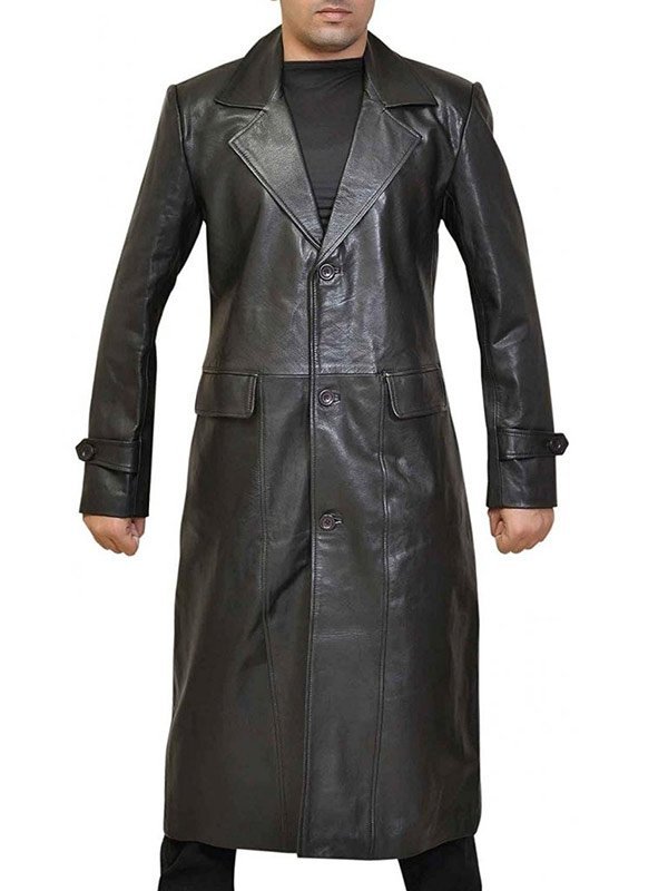 Clark Kent Superman Smallville Black Leather Coat 1 Clark Kent Superman Smallville Black Leather Coat 1