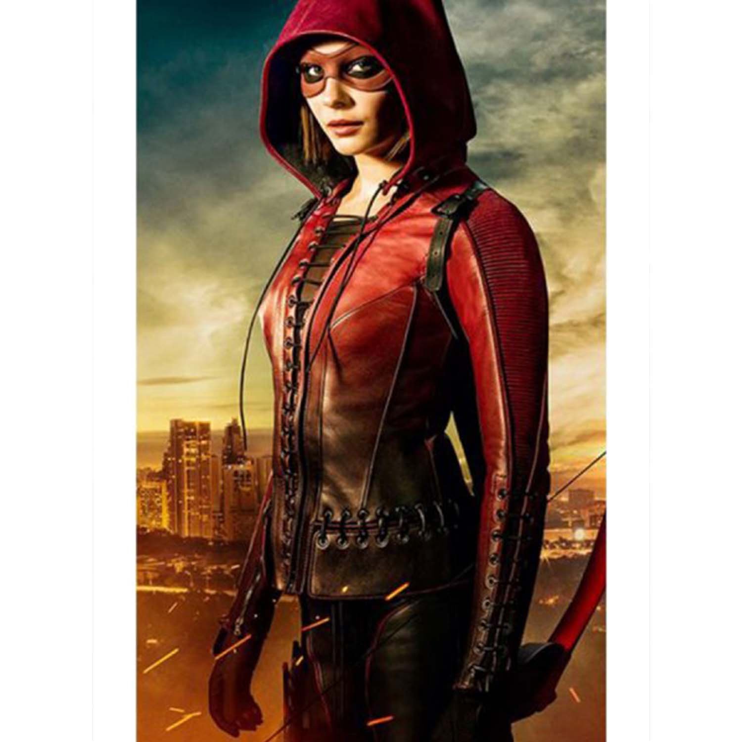 Comfortable Arrow Season 4 Thea Queen Hoodie3 Comfortable Arrow Season 4 Thea Queen Hoodie3