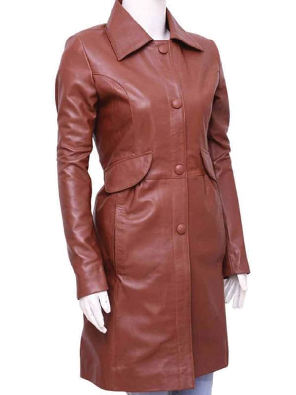Donna Noble Doctor Who Brown Trench Coat Donna Noble Doctor Who Brown Trench Coat
