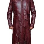 Guardians Of The Galaxy Star Lord Chris Pratt Leather Trench Coat 01