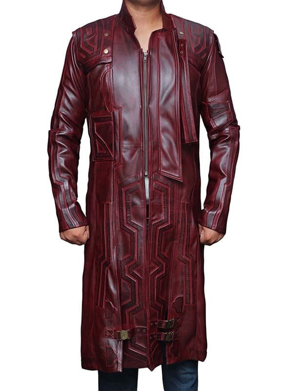 Guardians Of The Galaxy Star Lord Chris Pratt Leather Trench Coat 01 Guardians Of The Galaxy Star Lord Chris Pratt Leather Trench Coat 01