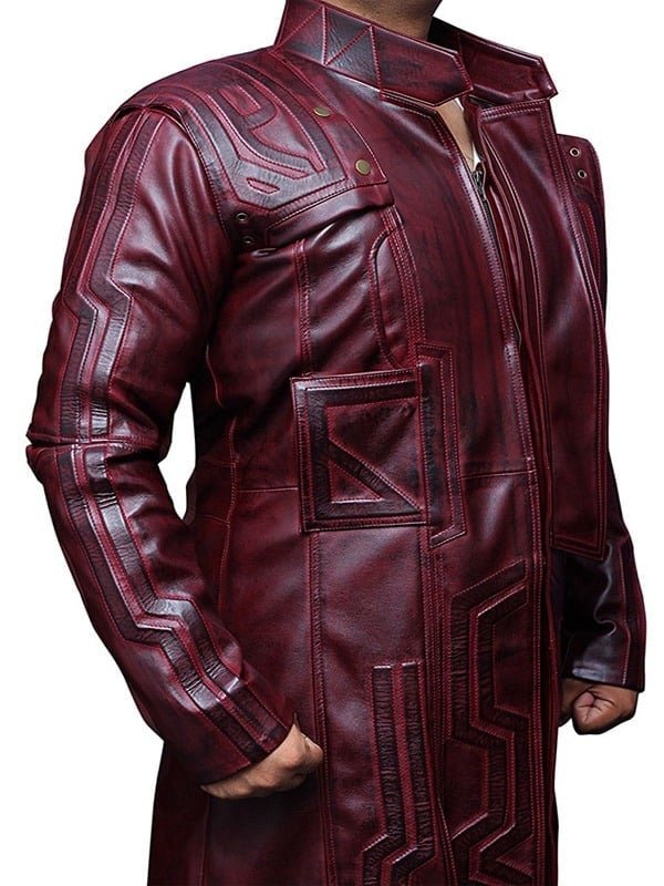 Guardians Of The Galaxy Star Lord Chris Pratt Leather Trench Coat 03 Guardians Of The Galaxy Star Lord Chris Pratt Leather Trench Coat 03