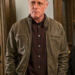 Hank Voight Tv Series Chicago P.D. Jason Beghe Distressed Brown Leather Jacket