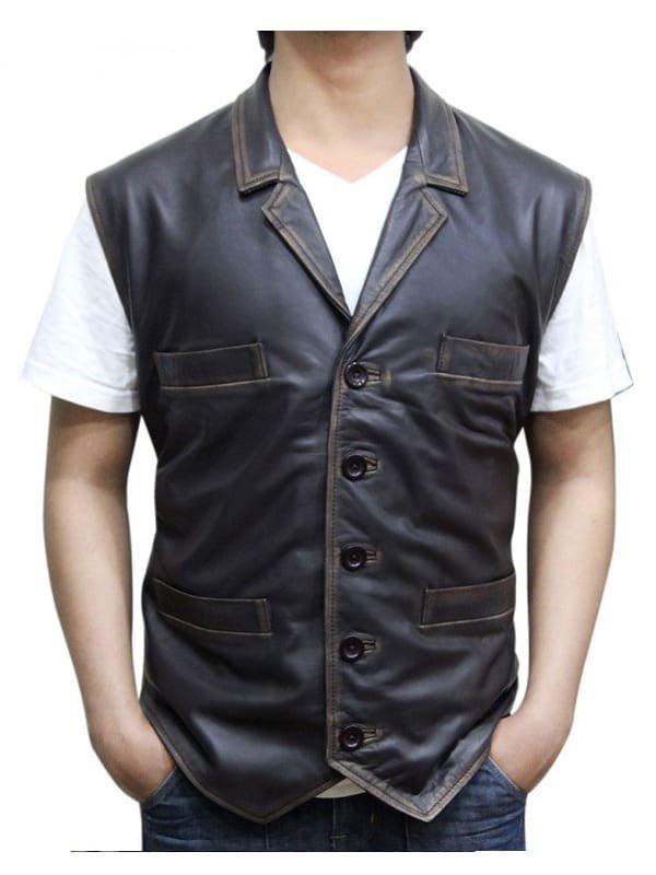 Hell on Wheels Anson Mount Leather Vest 01 Hell on Wheels Anson Mount Leather Vest 01